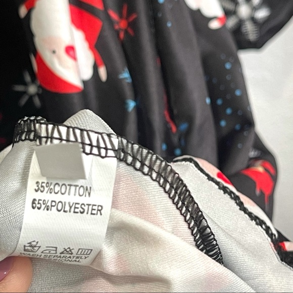 Women's Christmas Party Dress Black - Picture 3 of 6